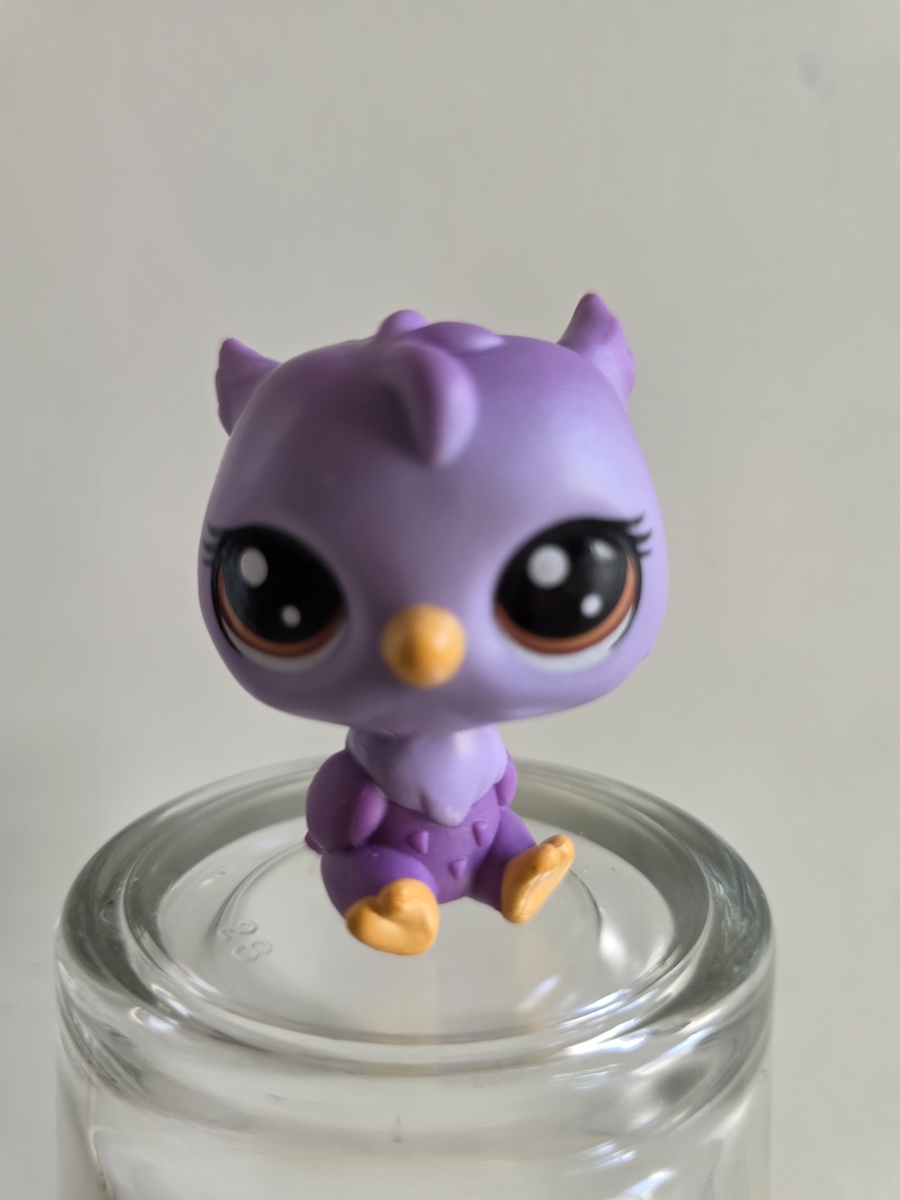 3/$22 Littlest Pet Shop Authentic # 1-77 Oona Owler Violet Purple Owl G6